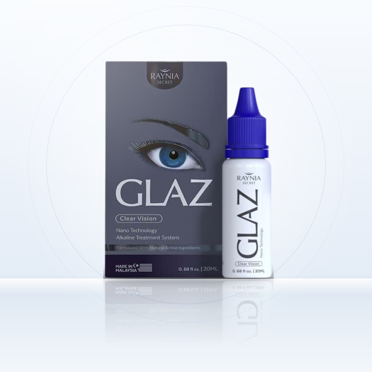 GLAZ Eye Drop - kotak dan botol 20ml